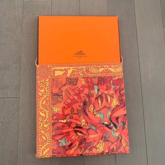 HERMES *Rare* Vintage Printed Gift Box - Picture 8 of 8